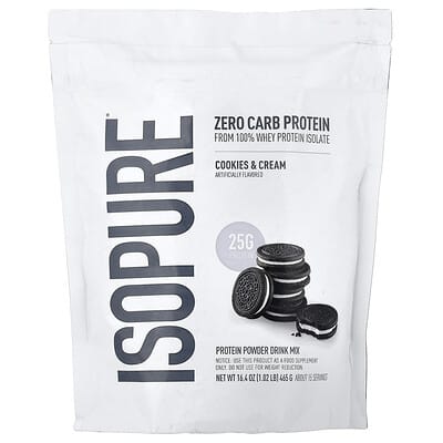 Протеиновый порошок Isopure Zero Carb Cookies & Cream