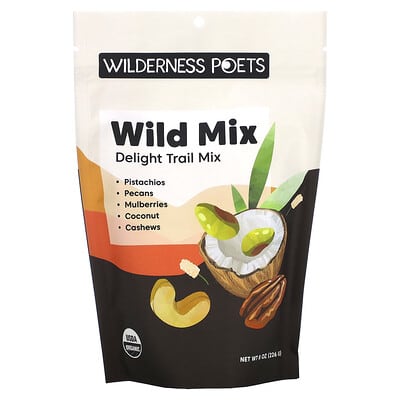 Органическая смесь Wilderness Poets Delight Trail Mix, 8 oz (226 g)