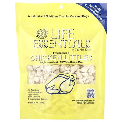 Life Essentials, сублимированные кусочки курицы, для кошек и собак, 5 oz (142 g)