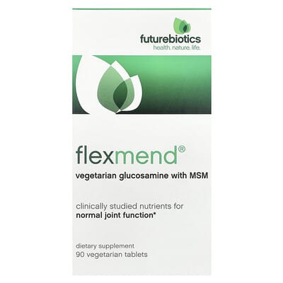 FlexMend® Вегетарианские глюкозамин с MSM, 90 таблеток