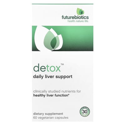 Detox™, ежедневная поддержка печени, 60 вегетарианских капсул