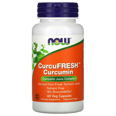 CurcuFresh Curcumin, 500 mg, 60 вегетарианских капсул