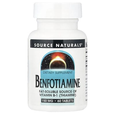 Бенфотиамин Source Naturals, 60 таблеток