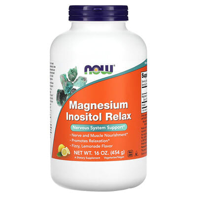 Магний Inositol Relax, лимонад, 16 oz (454 g)