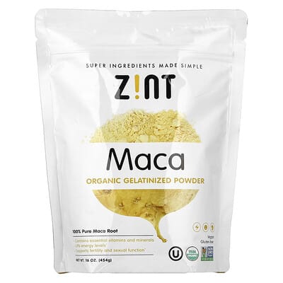 Органический порошок желатинизированной маки, 16 oz (454 g)
