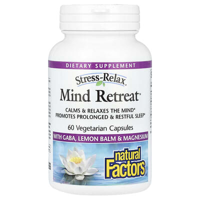 Stress-Relax, Mind Retreat, 60 вегетарианских капсул