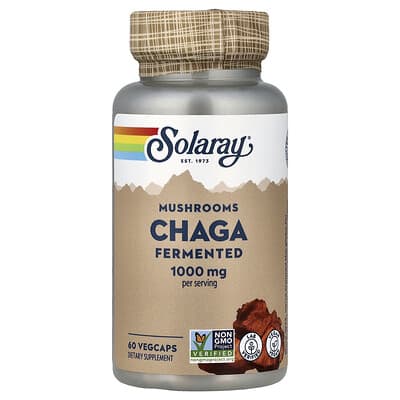Ферментированные грибы Chaga, 60 VegCaps (500 mg per Capsule)