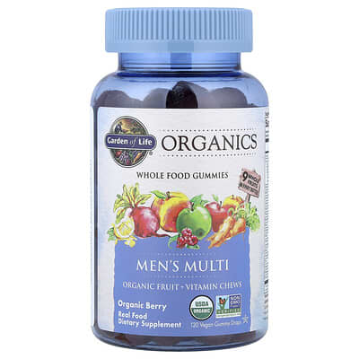 Garden of Life Мужские витаминные мармеладки Organic Berry, 120 шт