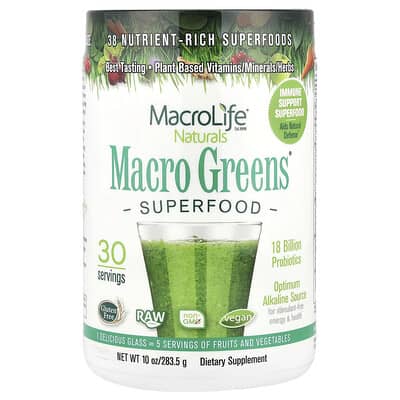 Macro Greens®, суперфуд, 10 oz (283.5 g)
