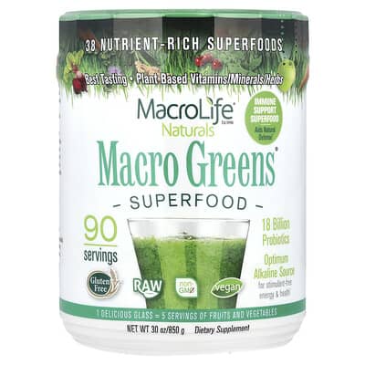 Macro Greens®, суперфуд, 30 oz (850 g)