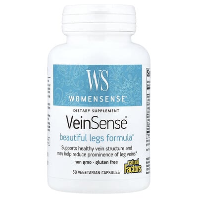 WomenSense®, VeinSense®, 60 вегетарианских капсул