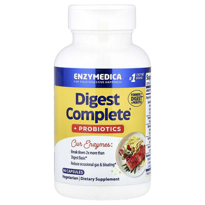 Digest Complete® +Probiotics, 90 капсул