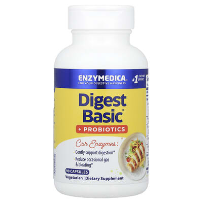 Digest Basic® + Probiotics, 90 капсул
