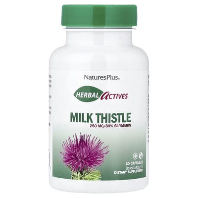 Herbal Actives, Milk Thistle, 250 mg, 60 Capsules