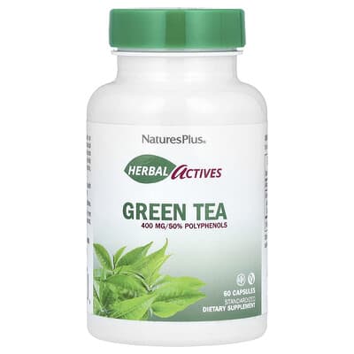 Herbal Actives, Green Tea, 400 mg, 60 капсул