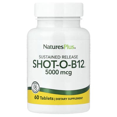 Shot-O-B12®, Sustained Release, 5,000 mcg, 60 Tablets
