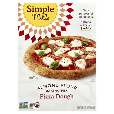 Almond Flour Baking Mix, Pizza Dough, 9.8 oz (277 g)