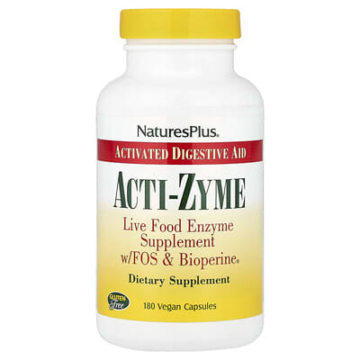Acti-Zyme, 180 веганских капсул