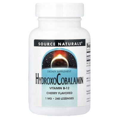 HydroxoCobalamin, вишня, 1 mg, 240 Lozenge
