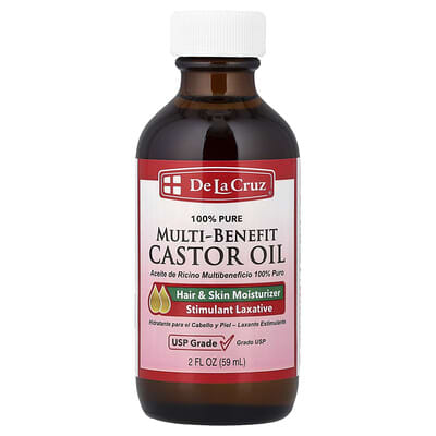 100% Pure Multi-Benefit Castor Oil, 2 fl oz (59 ml)