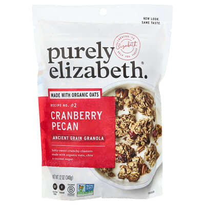 Purely Elizabeth гранола Ancient Grain, клюква и пекан, 12 oz (340 g)