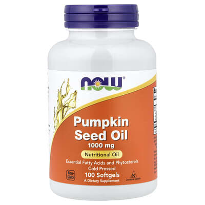 Pumpkin Seed Oil, 100 Softgels (1,000 mg per Softgel)