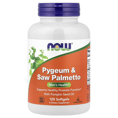 Pygeum & Saw Palmetto With Pumpkin Seed Oil, 120 мягких капсул