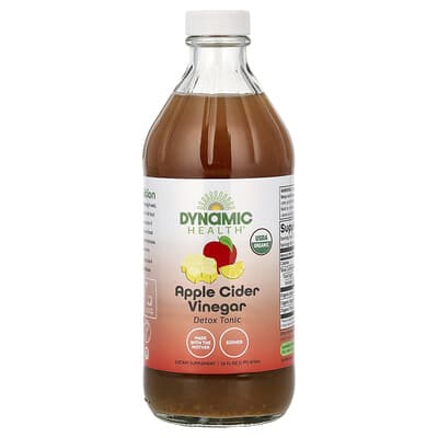 Apple Cider Vinegar Detox Tonic тоник с яблочным уксусом, 16 fl oz (473 ml)