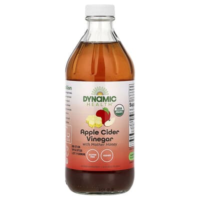 Apple Cider Vinegar with Mother Honey, 16 fl oz (473 ml)
