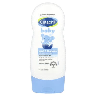 Шампунь и гель для умывания для детей с натуральным календулой, 7.8 fl oz (230 ml)
