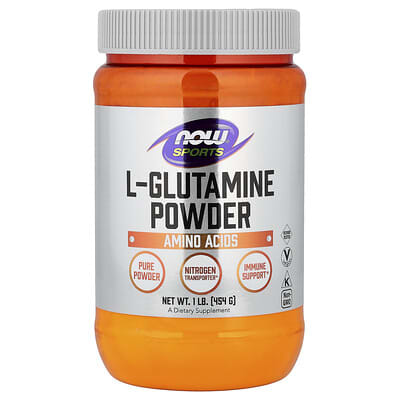 Порошок L-Glutamine для спорта, 1 lb (454 g)