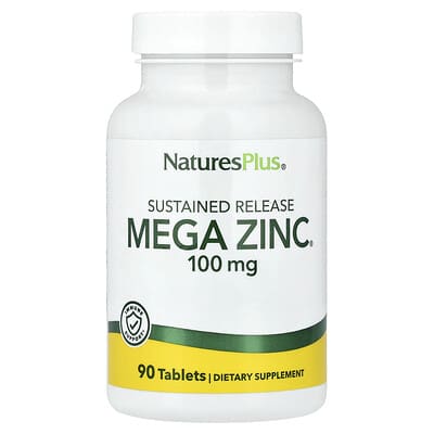 Mega Zinc®, Sustained Release, 100 mg, 90 таблеток