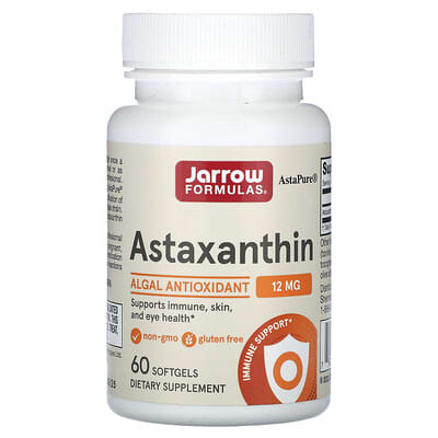 Астаксантин Jarrow Formulas, 12 mg, 60 Softgels