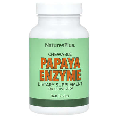 Chewable Papaya Enzyme , 360 Tablets