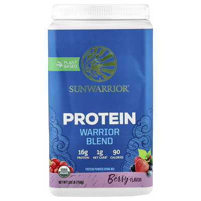 Warrior Blend, Protein, Berry Shortcake, 1.65 lb (750 g)
