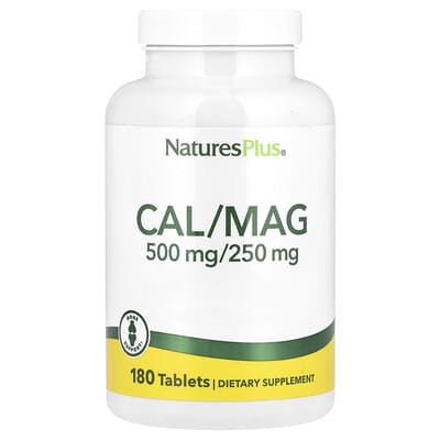 NaturesPlus Cal/Mag, 180 таблеток