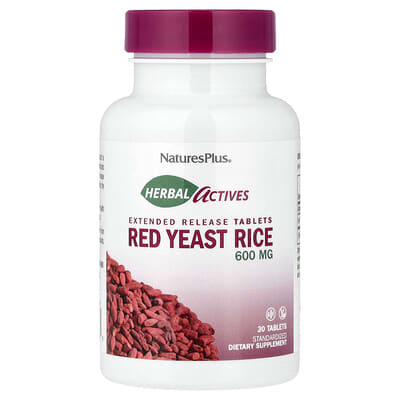 Herbal Actives, Red Yeast Rice, 600 mg, 30 Tablets