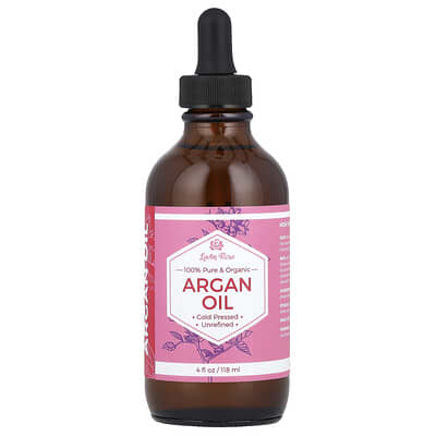 100% чистое органическое масло арганы, 4 fl oz (118 ml)