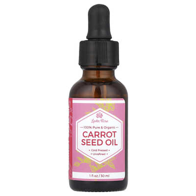 100% чистое органическое масло семян моркови, 1 fl oz (30 ml)