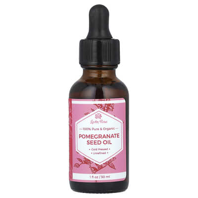 100% чистое и органическое масло семян граната, 1 fl oz (30 ml)