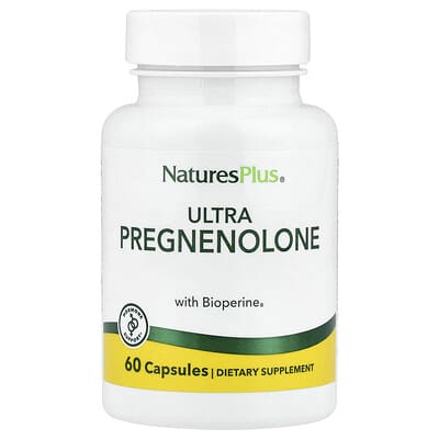 Ультра прегненолон с Bioperine® NaturesPlus, 60 капсул