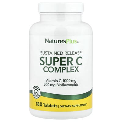 Super C Complex, Sustained Release, 180 Tablets