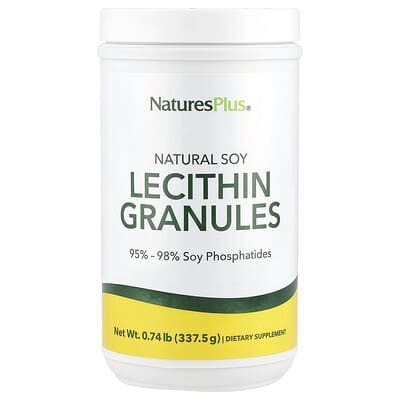 Natural Soy Lecithin Granules, 0.74 lb (337.5 g)