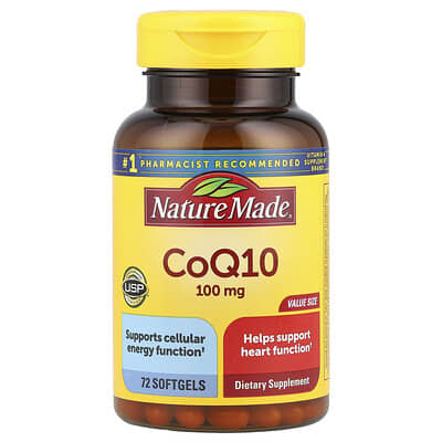CoQ10, 100 mg, 72 мягкие капсулы