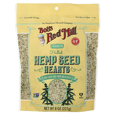 Hulled Hemp Seed Hearts, 8 oz (227 g)