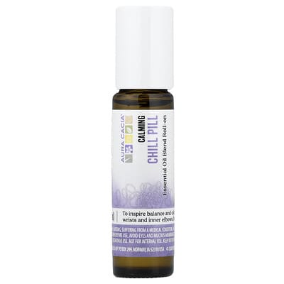 Essential Oil Blend, Roll-On, Chill Pill, 0.31 fl oz (9.2 ml)