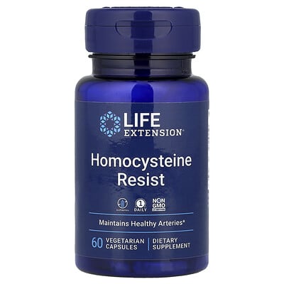 Homocysteine Resist, 60 вегетарианских капсул
