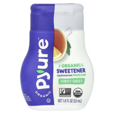Органический жидкий подсластитель Stevia, Simply Sweet, 1.8 fl oz (53 ml)