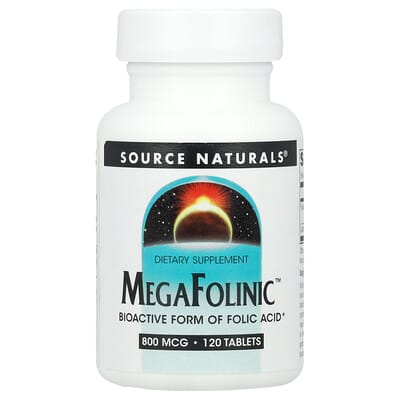 MegaFolinic™, 800 mcg, 120 таблеток