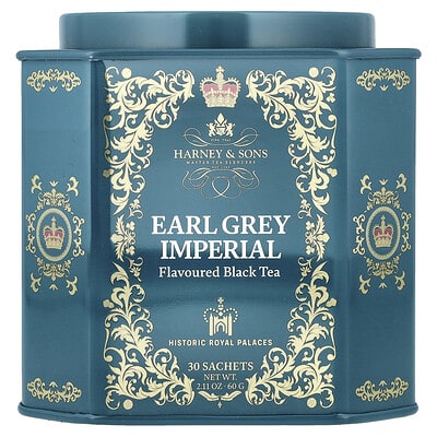 Черный чай Earl Grey Imperial, 30 пакетиков, 2.11 oz (60 g)